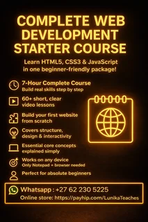 Learn Web Development in 7 hours