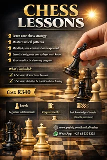 Chess Lessons for all levels