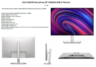 Dell UltraSharp 30 USB-C Hub Monitor - U3023E