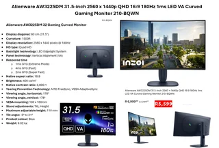 Alienware 32 Gaming Monitor - AW3225DM