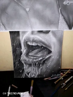 Portrait drawing painting etc