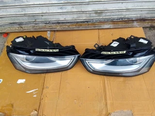 (2013-2016) Audi A4 B8 F/l Left And Right Led Xenon Headglight For Sale  Complete With Modules