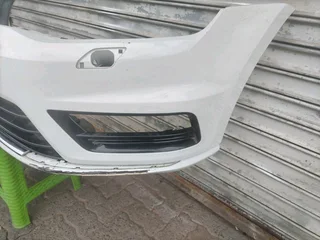 2013-2017 VW GOLF 7 TSI FRONT BUMPER WITH BOTTOM GRILL, SPOILER AND ONE SIDE COVER FOR SALE