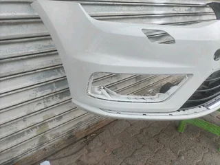 2013-2017 VW GOLF 7 TSI FRONT BUMPER WITH BOTTOM GRILL, SPOILER AND ONE SIDE COVER FOR SALE