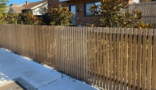 Picket fencing and bamboo fencing