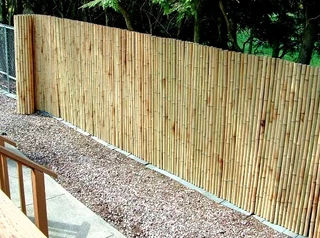 Picket fencing and bamboo fencing