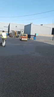 Tar roadways and backyards