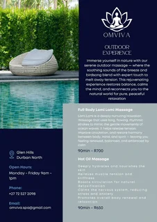 Massage therapists needed Durban North