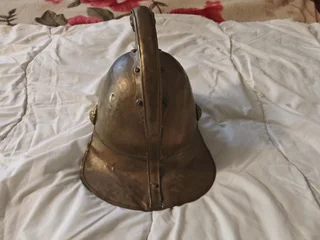 Antique 19th Century Brass Fire Helmet – Rare Collector’s Item