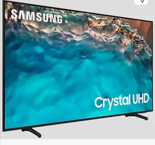 Black Samsung 75 inch smart TV 189cm