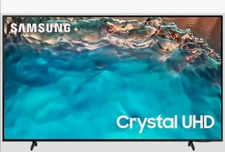 Black Samsung 75 inch smart TV 189cm