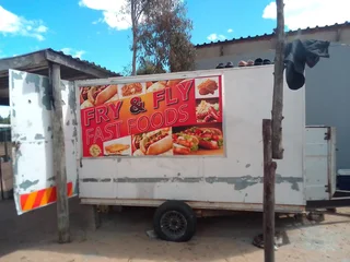 Fully equipped caravan kitchen