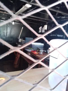 Fully equipped caravan kitchen