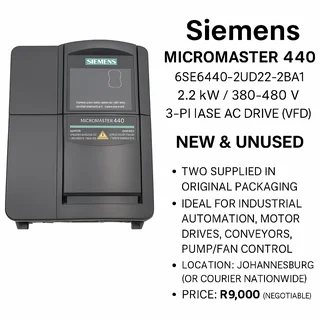 Siemens Drive. Micromaster 440. 2.2kW