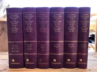 Butterworths Consolidated Index and Noter-Up to the All South African Law Reports 1996-2016 and the