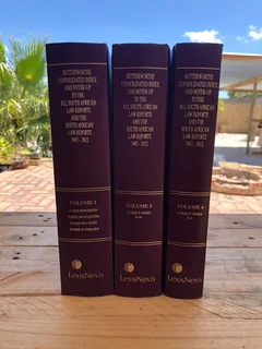 Butterworths All South African Law Reports and the South African Law Reports 1947-2012