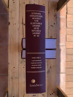 Butterworths All South African Law Reports and the South African Law Reports 1947-2012
