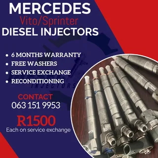 Mercedes Vito/sprinter Diesel Injectors