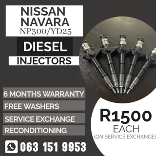Nissan Np 300/yd25 Diesel Injectors
