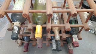 Wine bottles old x 8