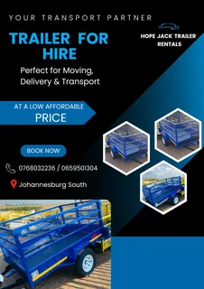 Trailer For hire