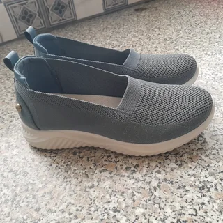 Blue Female Slip-on Shoe