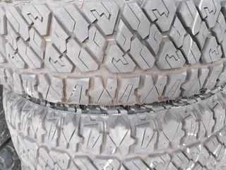 A clean set of 265 60 18 tyres with 95% treads available for sale in