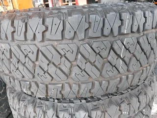 A clean set of 265 60 18 tyres with 95% treads available for sale in