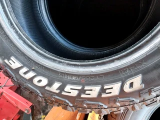 A clean set of 265 60 18 tyres with 95% treads available for sale in