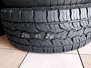 1x 275 55 20 Dunlop Grandtrek tyre with 95% treads available for sale