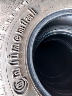A clean set of 245 70 16 Continental tyres with 95% treads available for sale