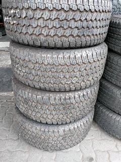 A clean set of 255 55 18 Goodyear wrangler tyres with 98% treads available for sale