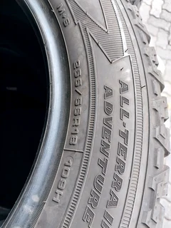 A clean set of 255 55 18 Goodyear wrangler tyres with 98% treads available for sale