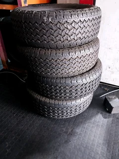 A clean set of 255 65 18 tyres with good treads available for sale