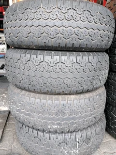 A clean set of 245 70 16 dunlop Grandtrek tyres with good treads available for sale
