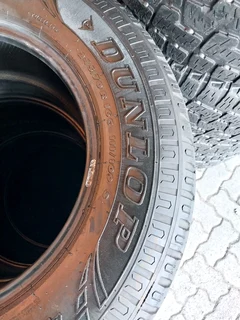 A clean set of 245 70 16 dunlop Grandtrek tyres with good treads available for sale