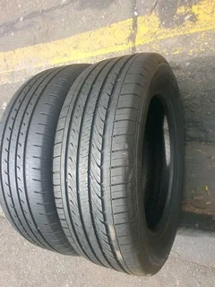 2x 215 60 16 Goodyear tyres with good treads available for sale
