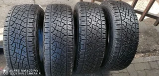 A clean set of 245 70 16 pirelli scorpion verde tyres with good treads available for sale