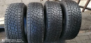 A clean set of 245 70 16 pirelli scorpion verde tyres with good treads available for sale