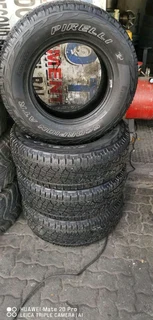 A clean set of 245 70 16 pirelli scorpion verde tyres with good treads available for sale