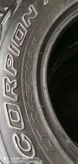 A clean set of 245 70 16 pirelli scorpion verde tyres with good treads available for sale