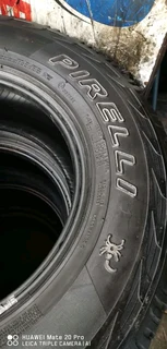 A clean set of 245 70 16 pirelli scorpion verde tyres with good treads available for sale