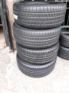 A clean set of 265 50 20 Khumo tyres with good treads available for sale