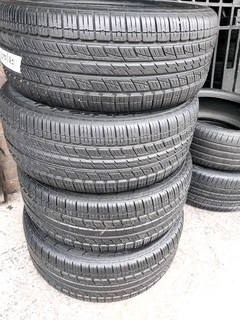 A clean set of 265 50 20 Khumo tyres with good treads available for sale