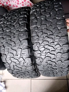 2x 265 70 16 Bf Goodrich ko2 tyres with 90% treads available for sale