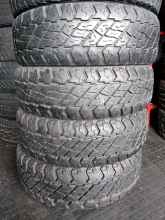 A clean set of 245 70 17 cooper discoverer ST with good treads available for sale