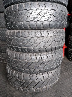 A clean set of 245 70 17 cooper discoverer ST with good treads available for sale