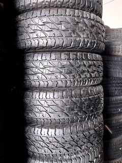 A clean set of 255 70 16 Bridgestone tyres with 95% treads available