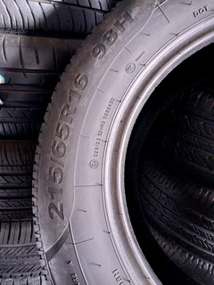 A clean set of 215 65 16 tyres with good treads available for sale