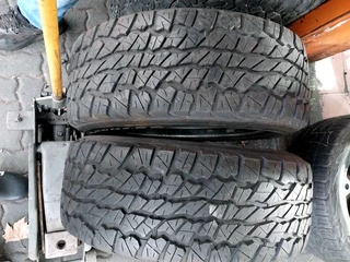 2x 275 55 20 Dunlop Grandtrek AT3G tyres with 95% treads available for sale